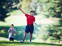 z20160901 0796  Tuesday, september 1, 2016 - Golf Club Le Betulle, BIELLA (Italy): Dominic Schneider (AUT) is not happy with his tee shot on No.14 during the final round of the 10th Reply Italian International Under 16 Championship ‘Teodoro Soldati Trophy’ - Copyright © 2016 Roberto Caucino