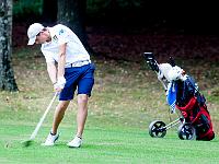 zIMG 7495 UNDER16 2016  Tuesday, august 30, 2016 - Golf Club Le Betulle, BIELLA (Italy): Riccardo Leo (ITA) hits his second shot on No. 9 during the first round of the 10th Reply Italian International Under 16 Championship ‘Teodoro Soldati Trophy’ - Copyright © 2016 Roberto Caucino